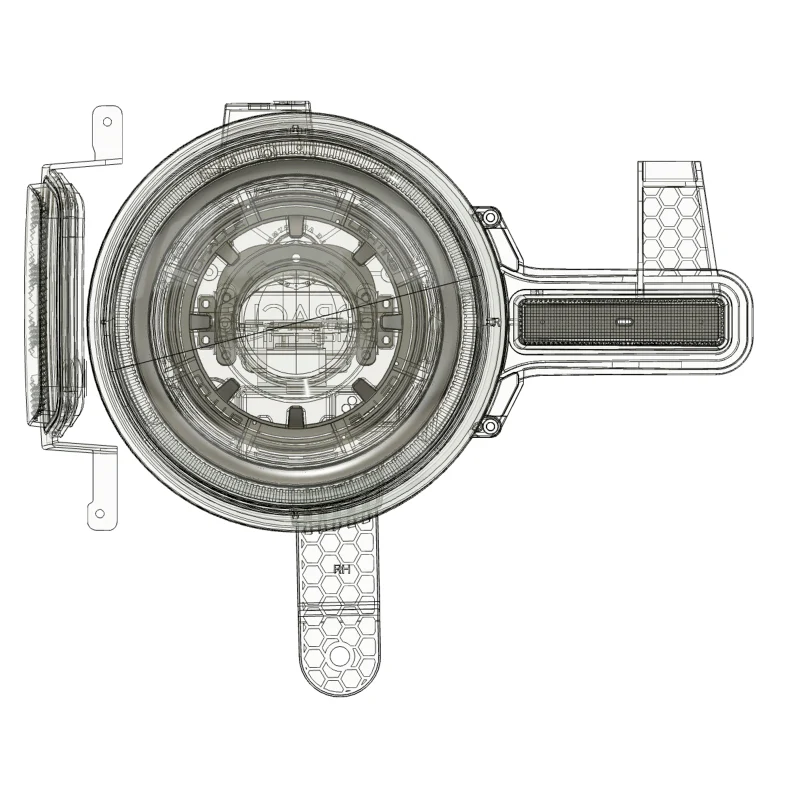 Oracle 2021+ Ford Bronco Oculus BI-LED Projector Headlights - Image 2