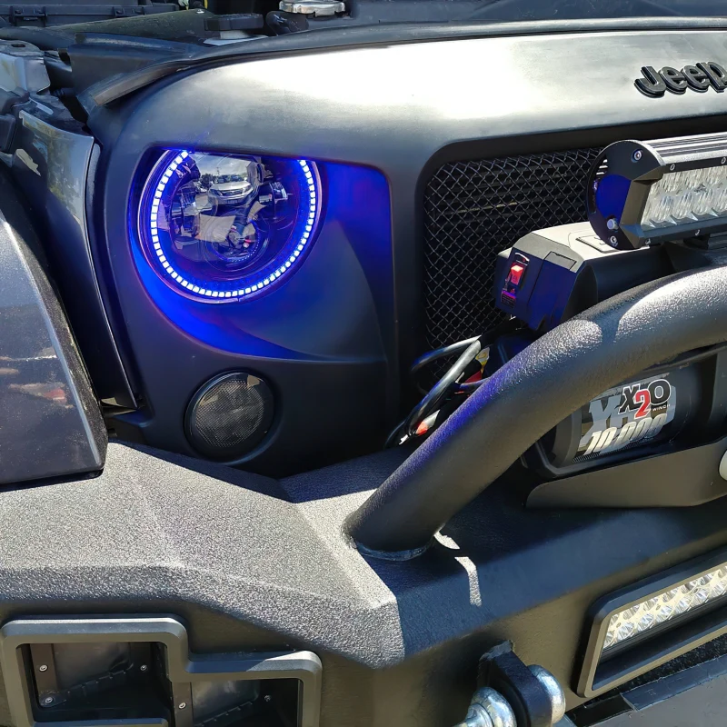 Oracle 7in High Powered LED Headlights - Black Bezel - Dynamic - Dynamic - Image 11