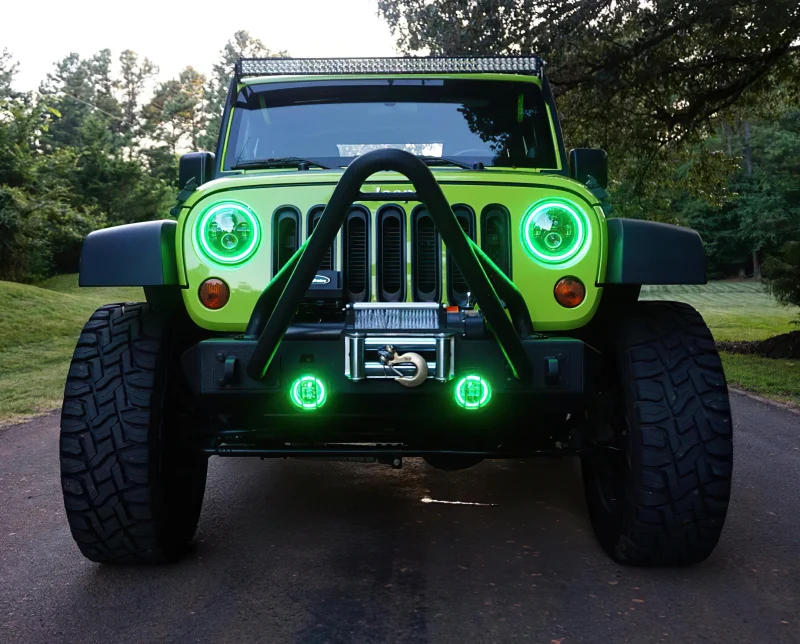 Oracle 7in High Powered LED Headlights - Black Bezel - Dynamic - Dynamic - Image 14