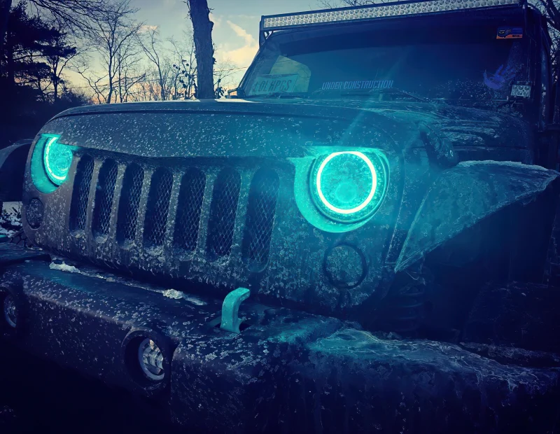 Oracle 7in High Powered LED Headlights - Black Bezel - Dynamic - Dynamic - Image 38