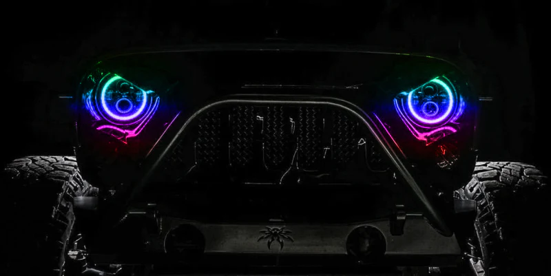 Oracle 7in High Powered LED Headlights - Black Bezel - Dynamic - Dynamic - Image 43