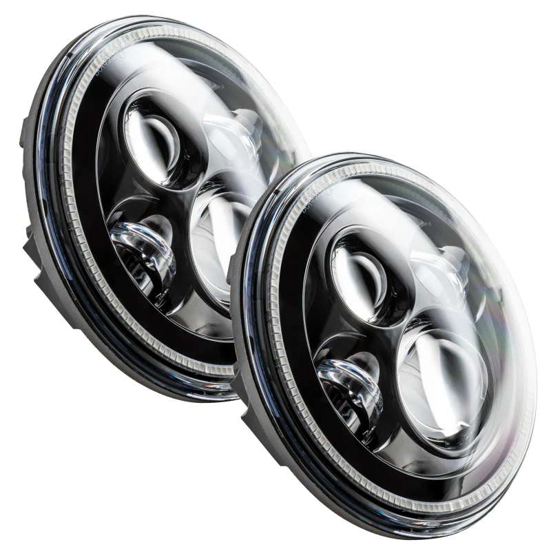 Oracle 7in High Powered LED Headlights - Black Bezel - White - Image 15