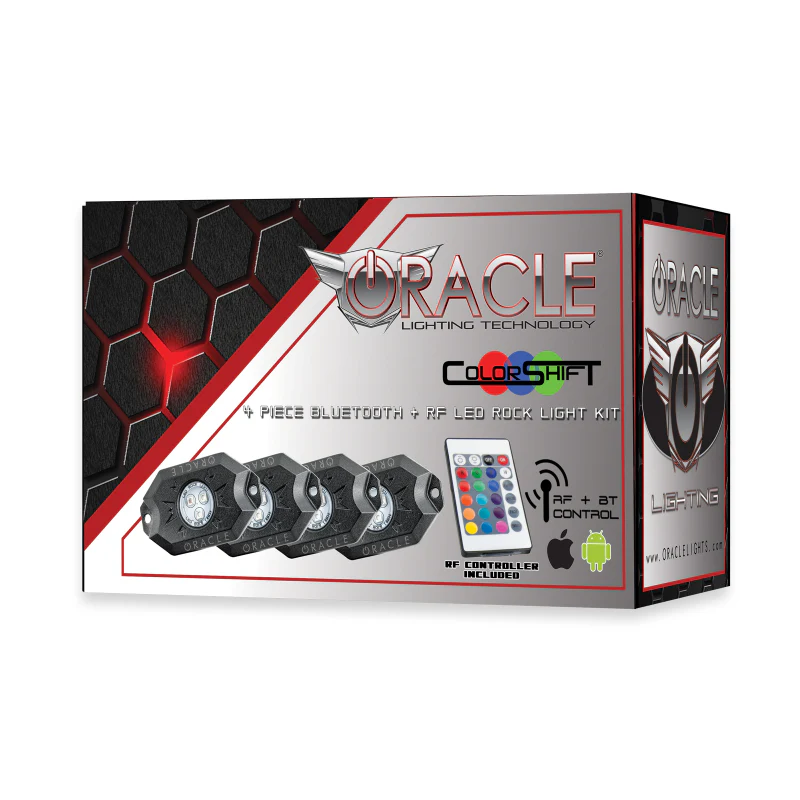 Oracle Bluetooth + RF Underbody Rock Light Kit - 4 PCS - ColorSHIFT - Image 78