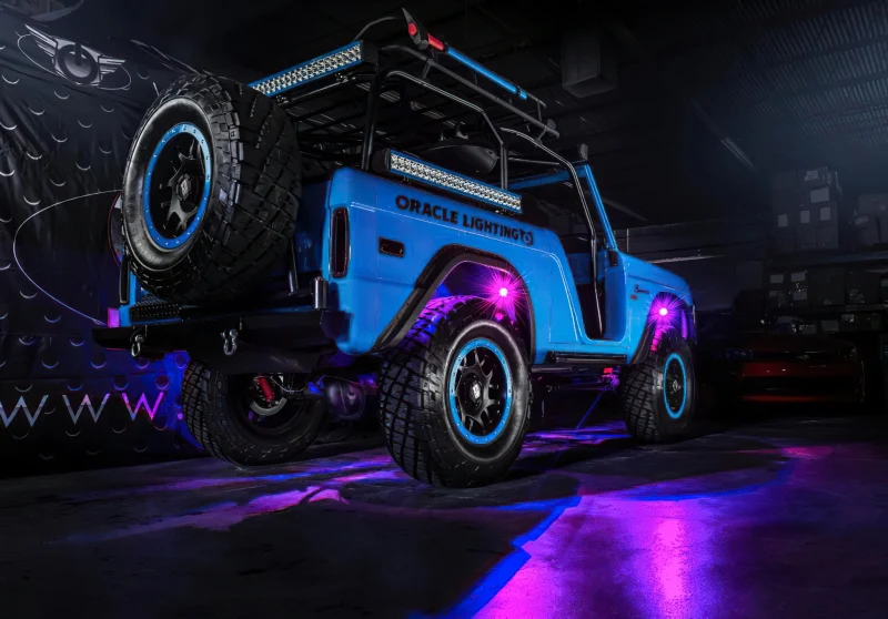 Oracle Bluetooth + RF Underbody Rock Light Kit - 4 PCS - ColorSHIFT - Image 9