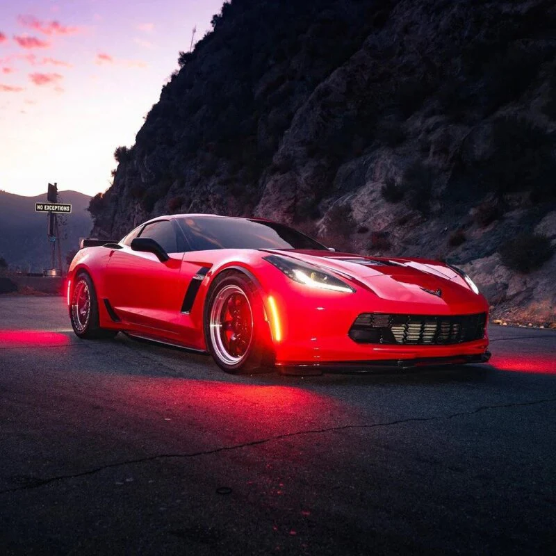 Oracle Chevrolet Corvette C7 Concept Sidemarker Set - Tinted - No Paint - Image 6