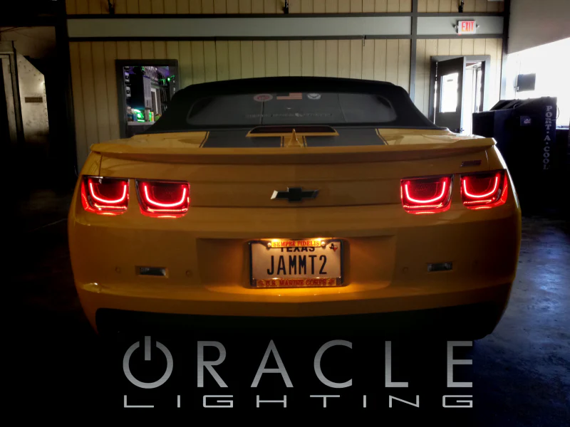Oracle Chevy Camaro 10-13 Afterburner 2.0 Tail Light Halo Kit - Red - Image 2