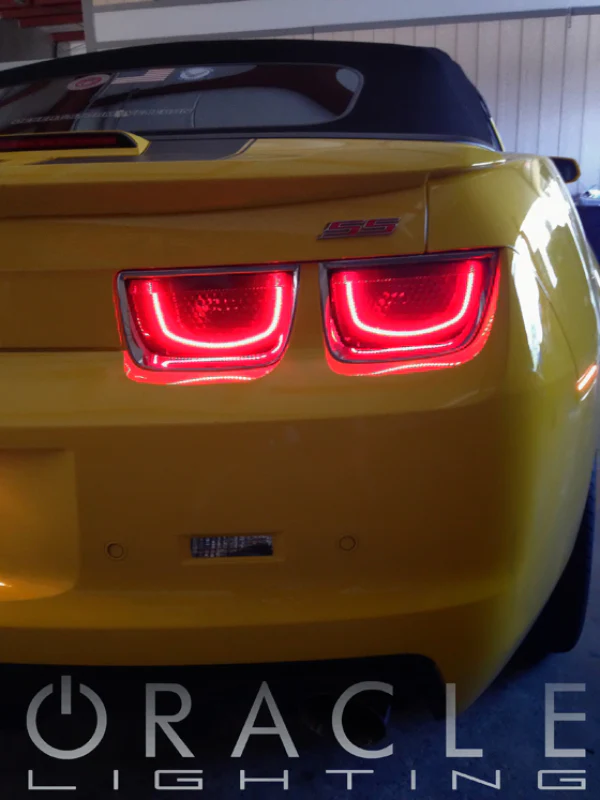 Oracle Chevy Camaro 10-13 Afterburner 2.0 Tail Light Halo Kit - Red - Image 3