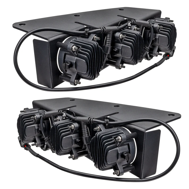 Oracle High 21-22 Ford Bronco Triple LED Fog Light kit for Steel Bumper - Image 10