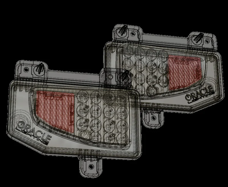Oracle Jeep Gladiator JT Rear Bumper LED Reverse Lights w/ Plug & Play Harness - 6000K - Image 13