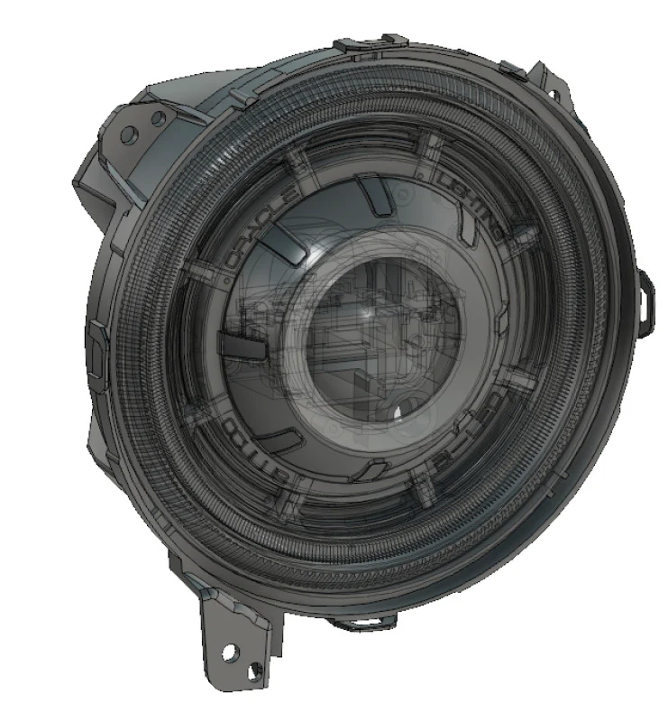 Oracle Jeep JL/Gladiator JT Oculus Bi-LED Projector Headlights - Amber/White Switchback - Image 2