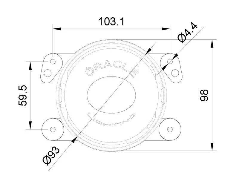 Oracle Jeep Wrangler JK/JL/JT High Performance W LED Fog Lights - Image 3