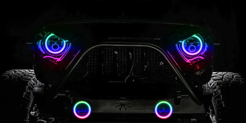 Oracle Jeep Wrangler JK/JL/JT High Performance W LED Fog Lights - w/o Controller - Image 16