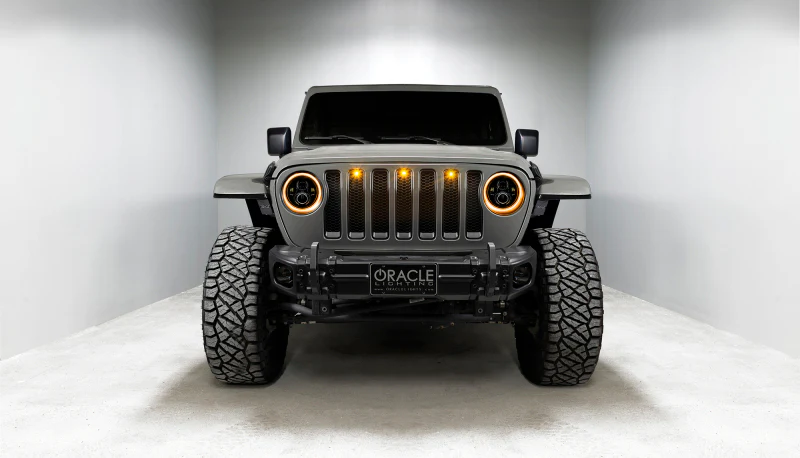 Oracle Jeep Wrangler JL/Gladiator JT 7in. High Powered LED Headlights (Pair) - Dynamic - Image 11