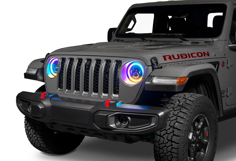 Oracle Jeep Wrangler JL/Gladiator JT 7in. High Powered LED Headlights (Pair) - Dynamic - Image 12