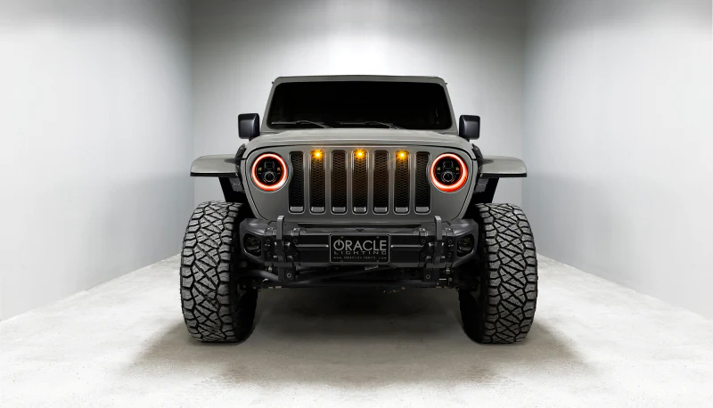 Oracle Jeep Wrangler JL/Gladiator JT 7in. High Powered LED Headlights (Pair) - Dynamic - Image 22
