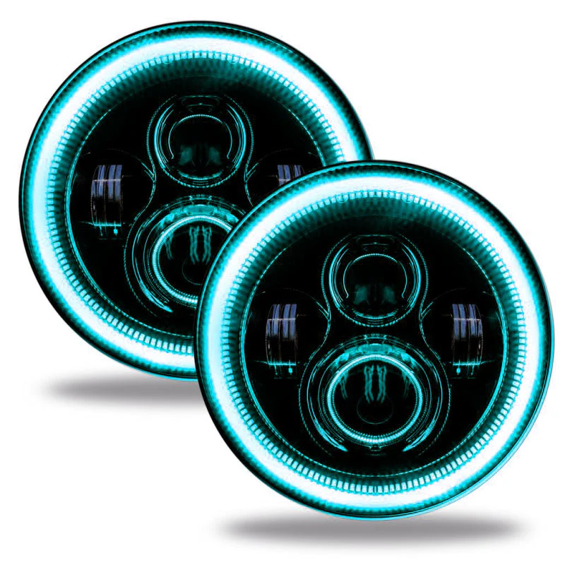 Oracle Jeep Wrangler JL/Gladiator JT 7in. High Powered LED Headlights (Pair) - Dynamic - Image 30