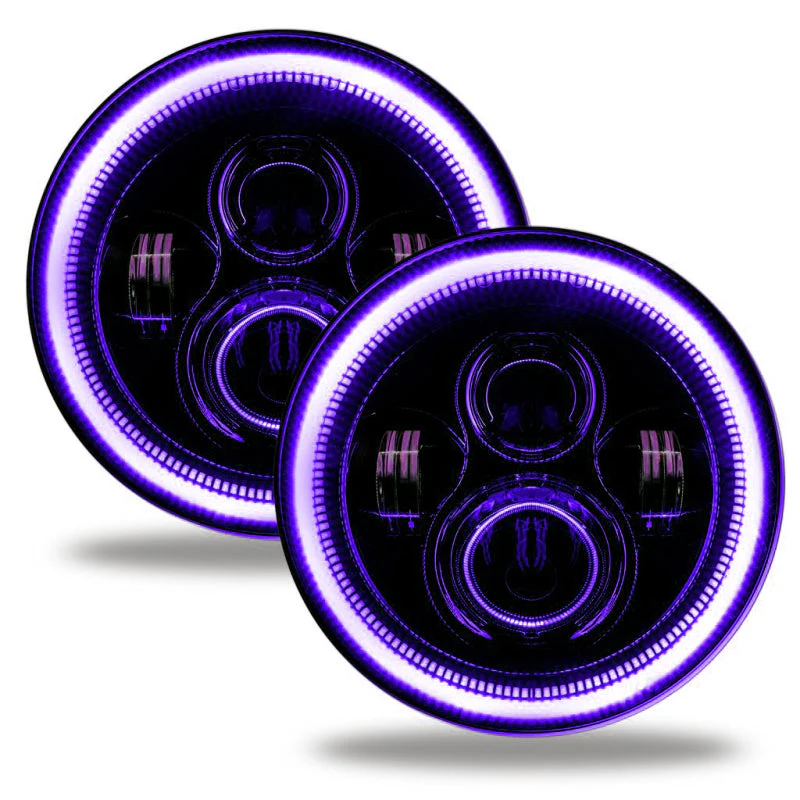 Oracle Jeep Wrangler JL/Gladiator JT 7in. High Powered LED Headlights (Pair) - Dynamic - Image 34