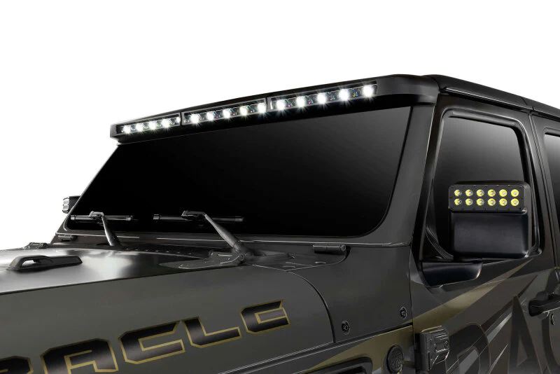 Oracle Jeep Wrangler JL/Gladiator JT Integrated Windshield LED Light Bar System - Image 2