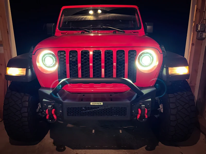 Oracle Jeep Wrangler JL Oculus Bi-LED Projector Headlights- Graphite Metallic - 5500K - Image 20