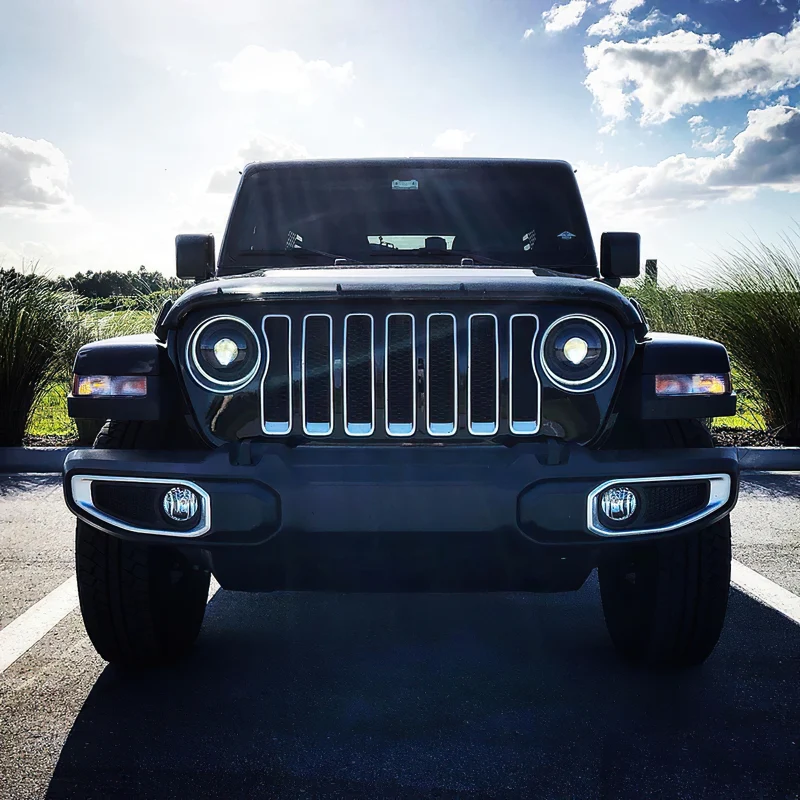 Oracle Jeep Wrangler JL Oculus Bi-LED Projector Headlights- Graphite Metallic - 5500K - Image 55
