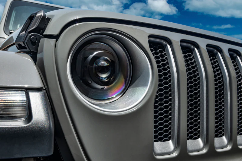 Oracle Jeep Wrangler JL Oculus Bi-LED Projector Headlights- Graphite Metallic - 5500K - Image 6