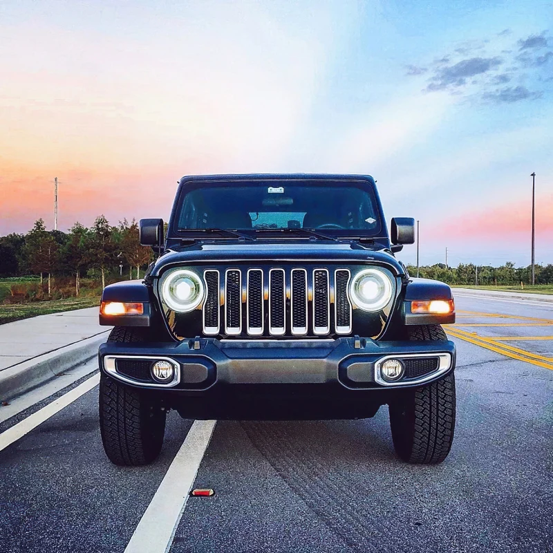 Oracle Jeep Wrangler JL Oculus Bi-LED Projector Headlights- Graphite Metallic - 5500K - Image 64