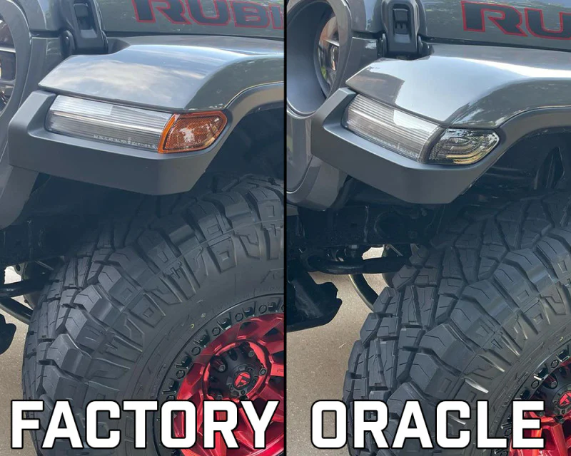 Oracle Jeep Wrangler JL Smoked Lens LED Front Sidemarkers - Image 11