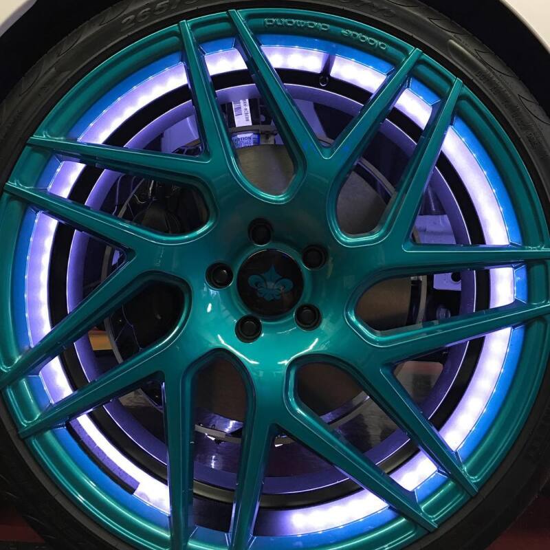 Oracle LED Illuminated Wheel Rings - ColorSHIFT - 15in. - ColorSHIFT No Remote - Image 26