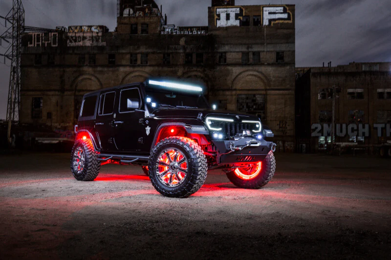 Oracle LED Illuminated Wheel Rings - ColorSHIFT - 15in. - ColorSHIFT No Remote - Image 31