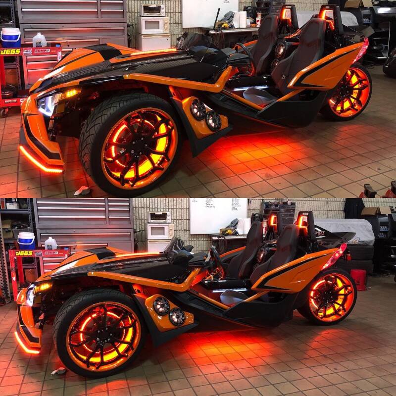 Oracle LED Illuminated Wheel Rings - ColorSHIFT - 15in. - ColorSHIFT No Remote - Image 9
