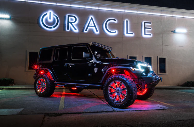 Oracle LED Illuminated Wheel Rings - ColorSHIFT Dynamic - ColorSHIFT - Dynamic - Image 12