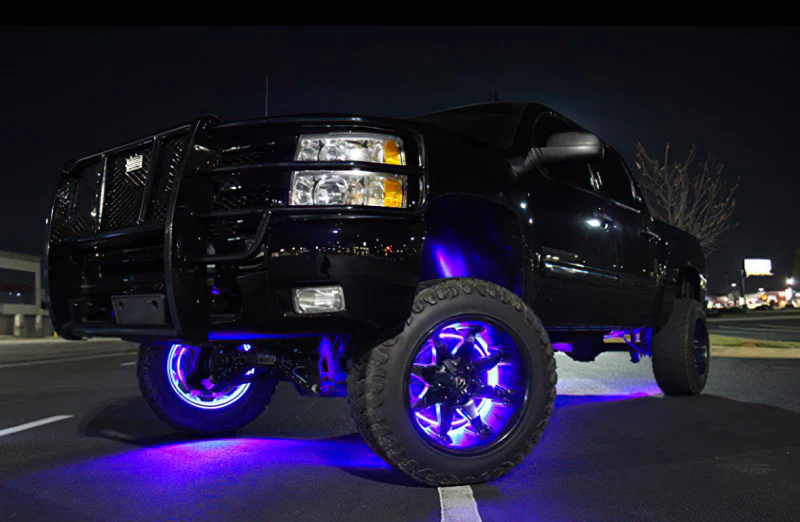 Oracle LED Illuminated Wheel Rings - ColorSHIFT Dynamic - ColorSHIFT - Dynamic - Image 4