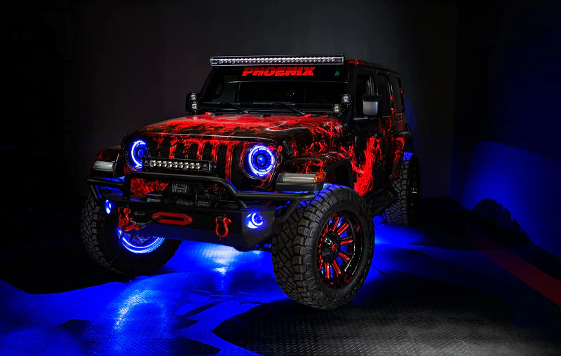 Oracle LED Illuminated Wheel Rings - ColorSHIFT No Remote - ColorSHIFT No Remote - Image 12