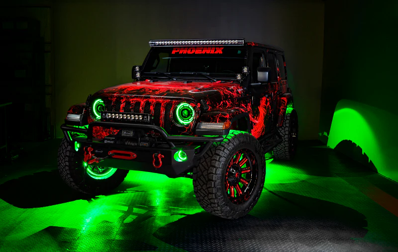 Oracle LED Illuminated Wheel Rings - ColorSHIFT No Remote - ColorSHIFT No Remote - Image 25