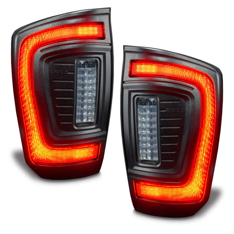 Oracle Lighting 16-23 Gen 3 Toyota Tacoma Black Series Flush Style LED Tail Lights - Image 11