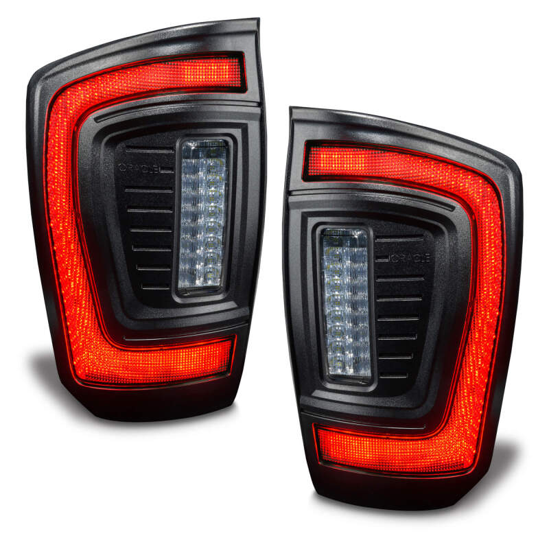 Oracle Lighting 16-23 Gen 3 Toyota Tacoma Black Series Flush Style LED Tail Lights - Image 13