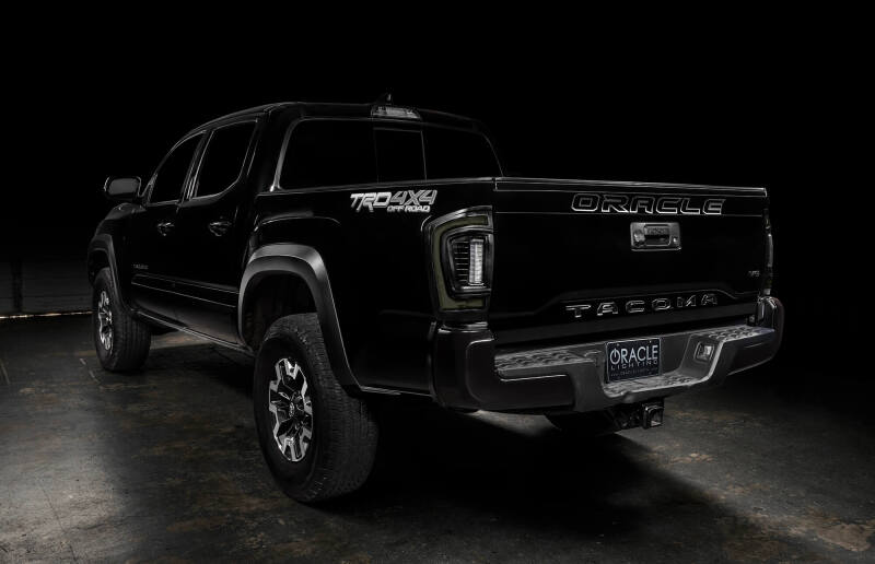 Oracle Lighting 16-23 Gen 3 Toyota Tacoma Black Series Flush Style LED Tail Lights - Image 6