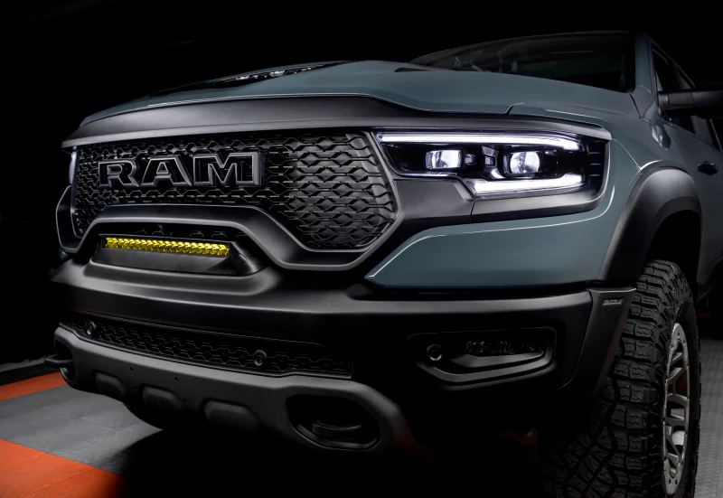 ORACLE Lighting 19-22 RAM Rebel/TRX Front Bumper Flush LED Light Bar System - Yellow - Image 2