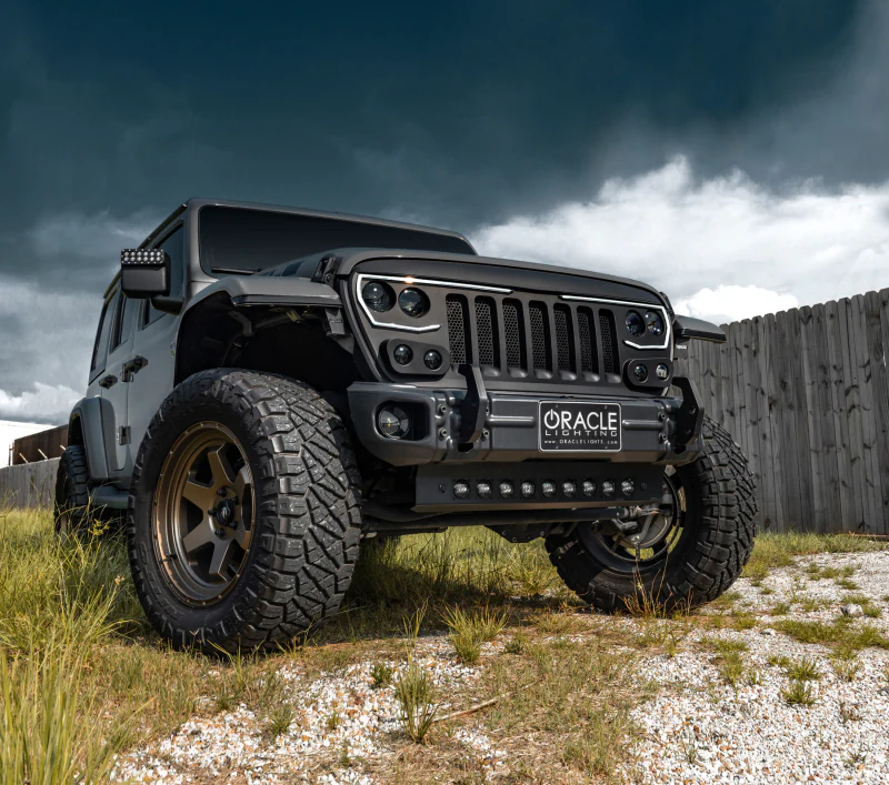 ORACLE Lighting 2019+ Jeep Wrangler JL Skid Plate w/ Integrated LED Emitters - Clear - Image 4