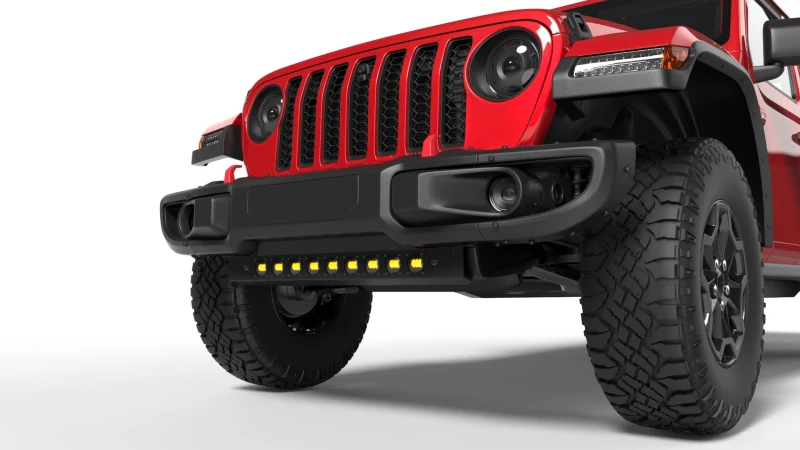 ORACLE Lighting 2019+ Jeep Wrangler JL Skid Plate w/ Integrated LED Emitters - Yellow - Image 3