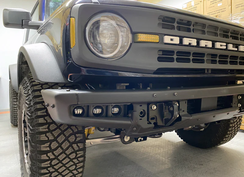 ORACLE Lighting 21-22 Ford Bronco Triple LED Fog Light Kit for Steel Bumper - White - Image 11