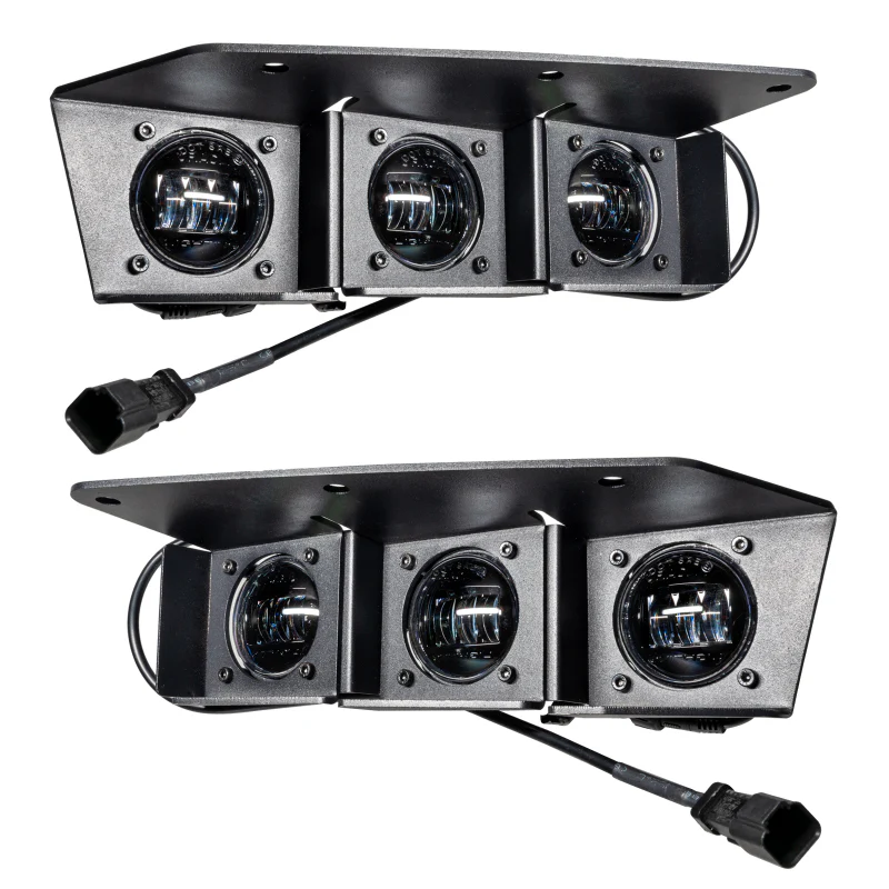 ORACLE Lighting 21-22 Ford Bronco Triple LED Fog Light Kit for Steel Bumper - White - Image 14