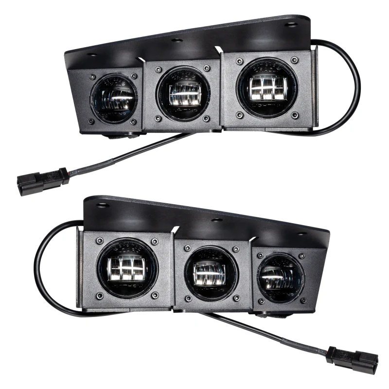ORACLE Lighting 21-22 Ford Bronco Triple LED Fog Light Kit for Steel Bumper - White - Image 15