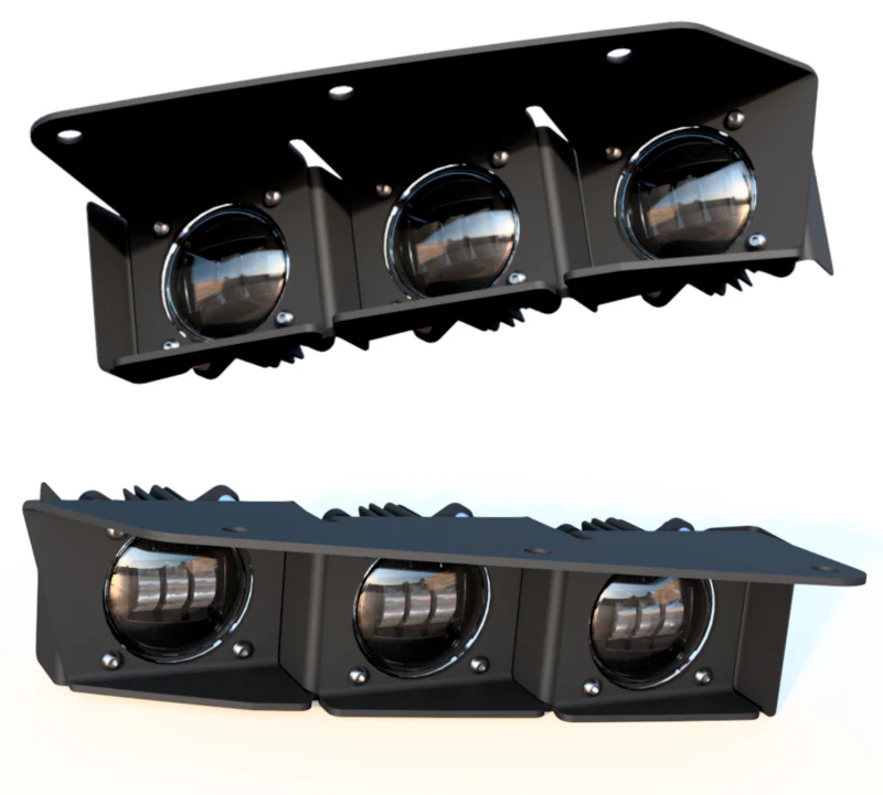 ORACLE Lighting 21-22 Ford Bronco Triple LED Fog Light Kit for Steel Bumper - White - Image 20