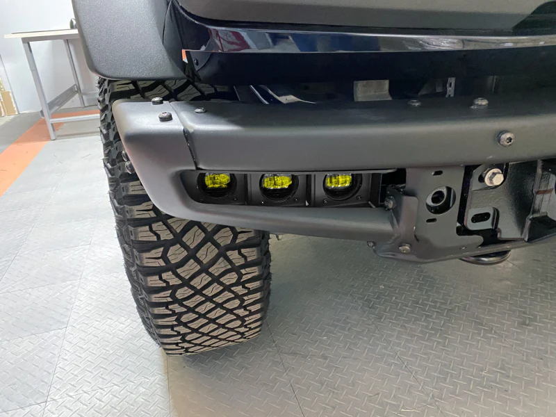 ORACLE Lighting 21-22 Ford Bronco Triple LED Fog Light Kit for Steel Bumper - Yellow - Image 3