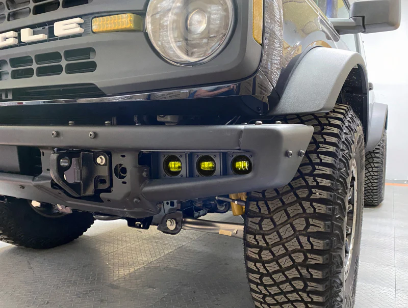 ORACLE Lighting 21-22 Ford Bronco Triple LED Fog Light Kit for Steel Bumper - Yellow - Image 5