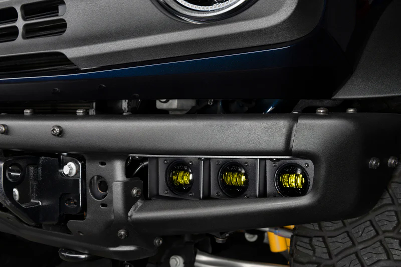 ORACLE Lighting 21-22 Ford Bronco Triple LED Fog Light Kit for Steel Bumper - Yellow - Image 7