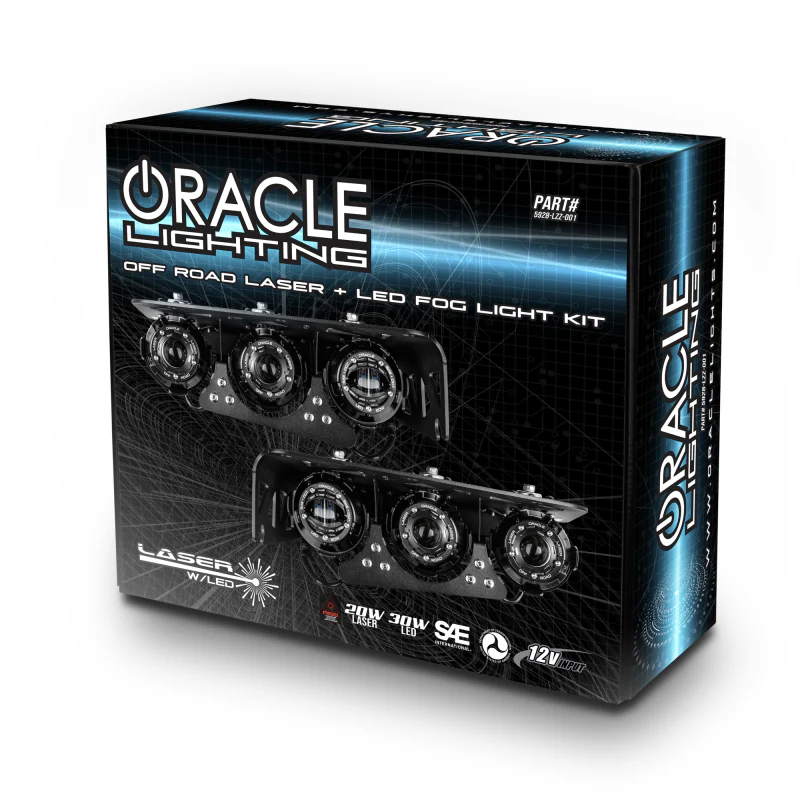 Oracle Lighting 21-24 Ford Bronco Off Road Laser and LED Fog Light Kit for Steel Bumper - Image 12