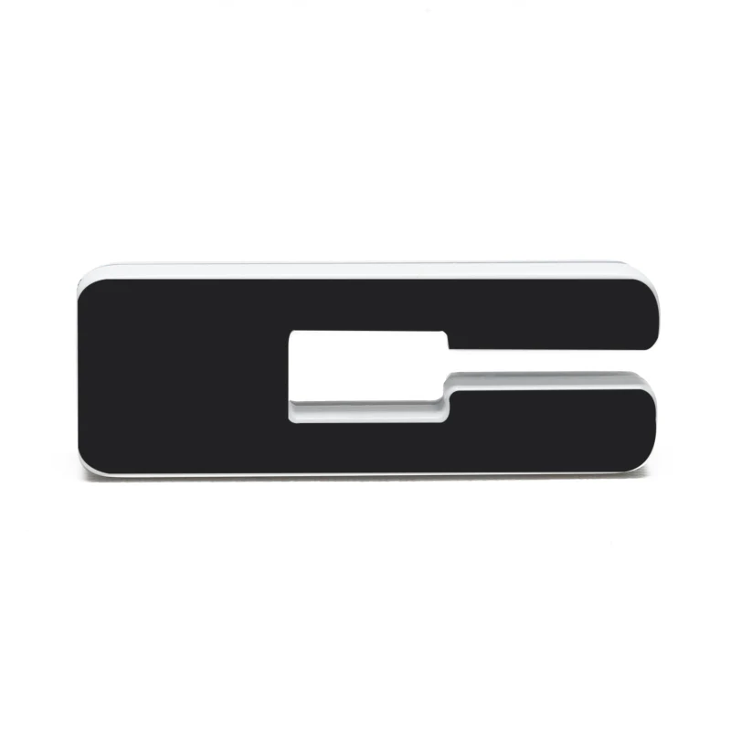 ORACLE Lighting Universal Illuminated LED Letter Badges - Matte Blk Surface Finish - C - Image 18