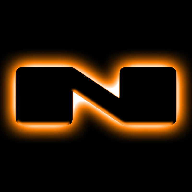 ORACLE Lighting Universal Illuminated LED Letter Badges - Matte Blk Surface Finish - N